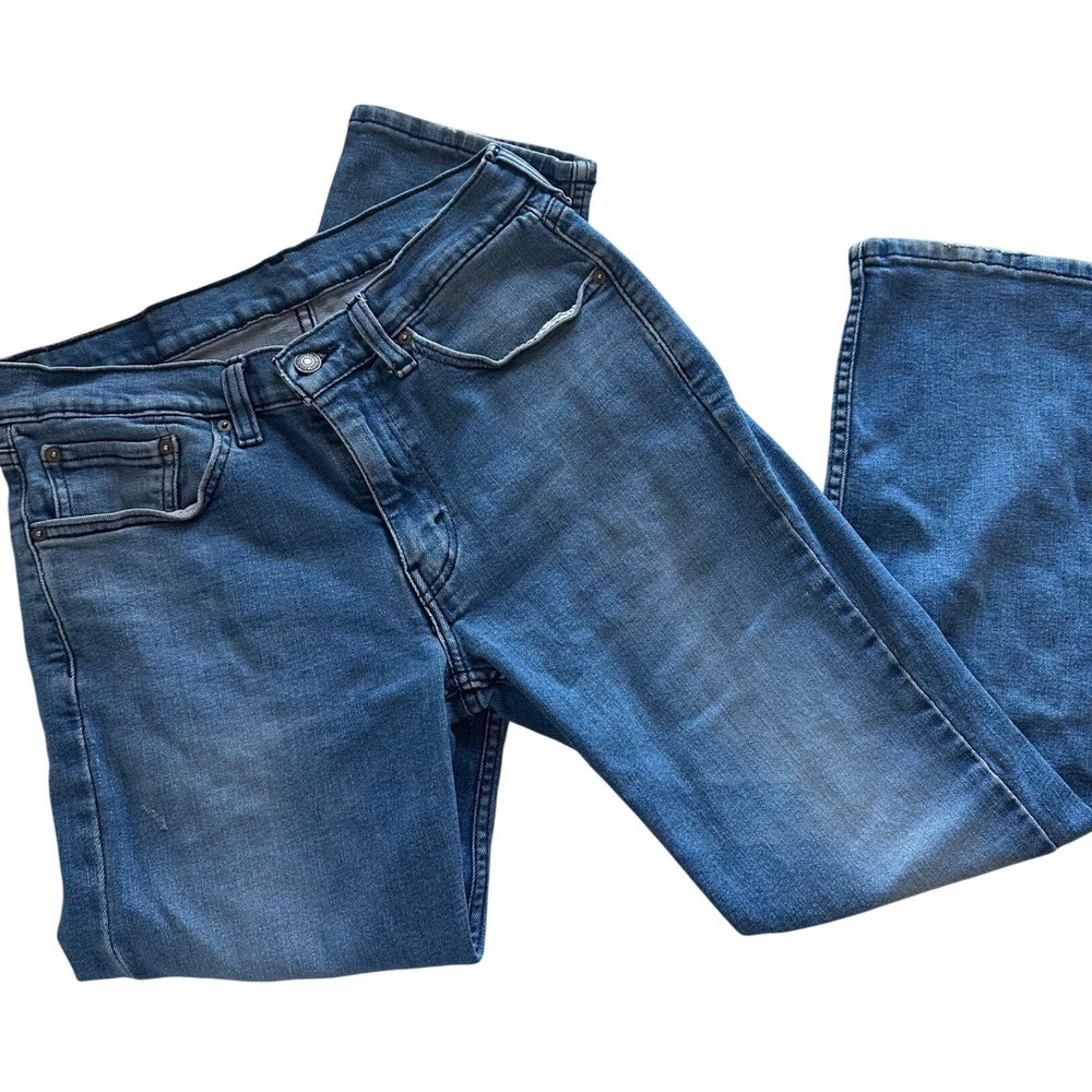 Levis 514 Straight Fit Men's Jeans 32x30 Medium Wash Blue Denim Pants